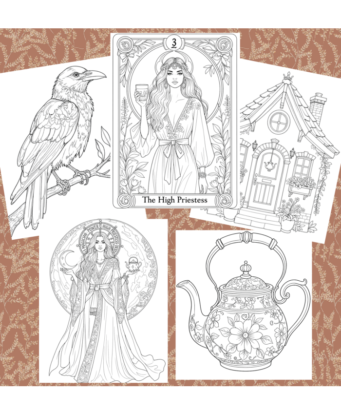Réf 01 Coloriages tarot