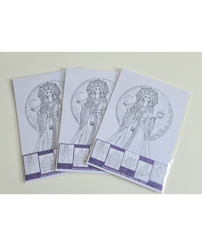 Réf 01 Coloriages tarot