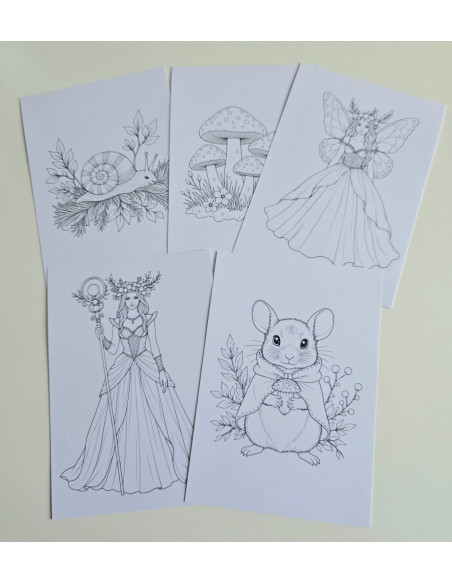 Réf 03 Coloriages automne