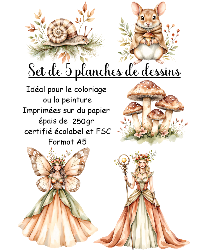 Réf 03 Coloriages automne
