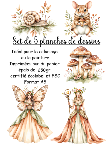 Réf 03 Coloriages automne