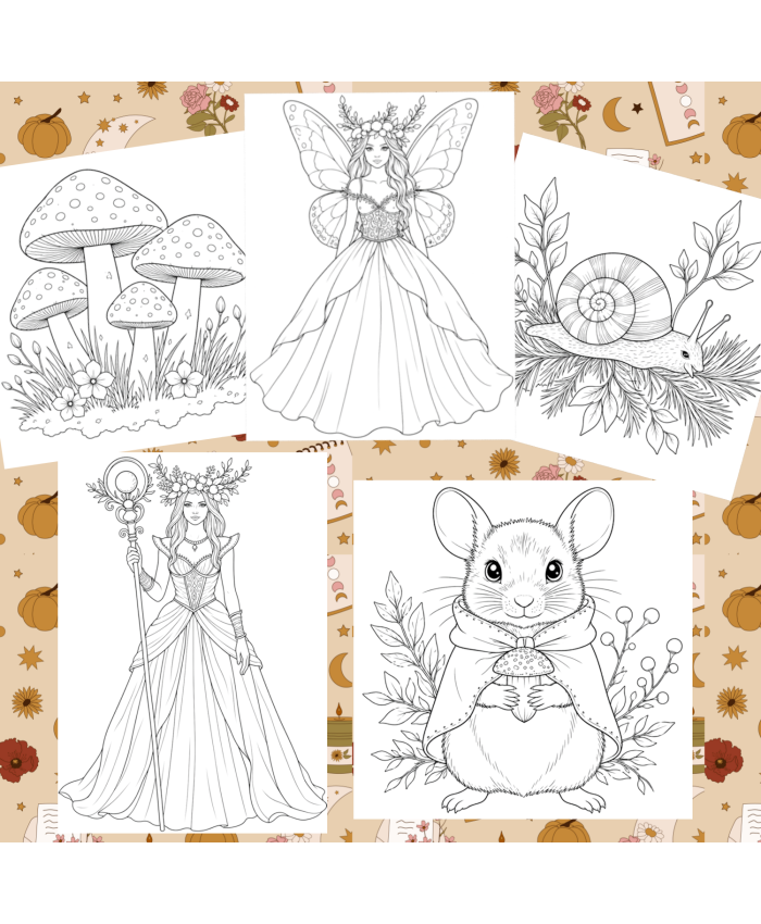 Réf 03 Coloriages automne