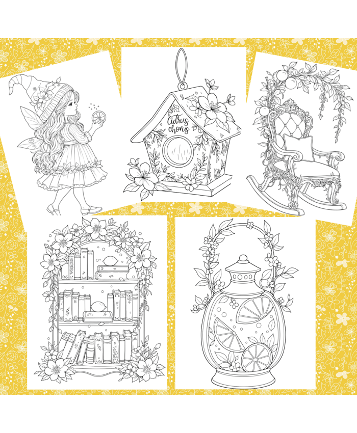 Réf 04 Coloriages cosy