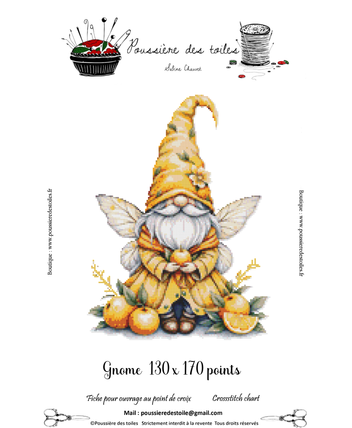 Grille point de croix : Gnome PDF