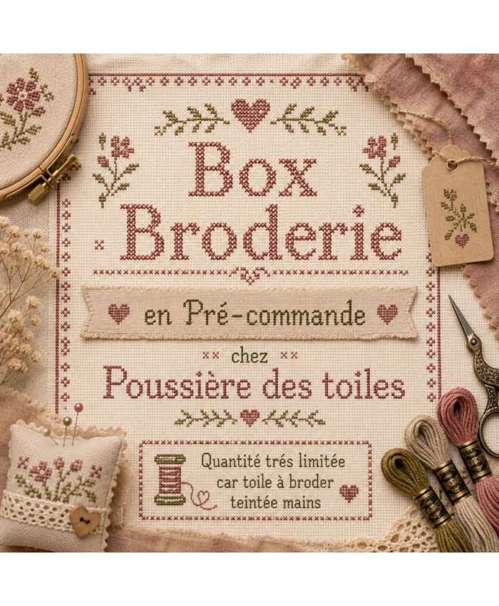 Box broderie en Pré-commande jusqu'au 20 juin