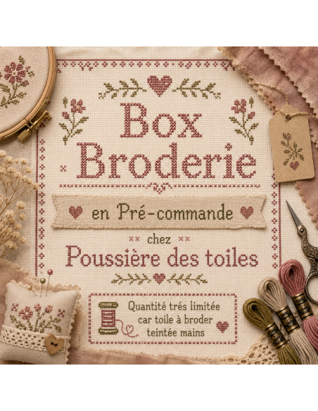 Box broderie en Pré-commande jusqu'au 20 juin