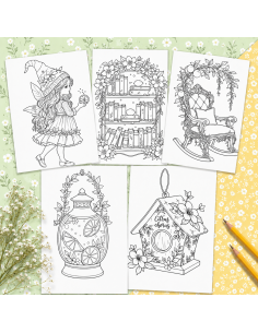 Réf 04 Coloriages cosy