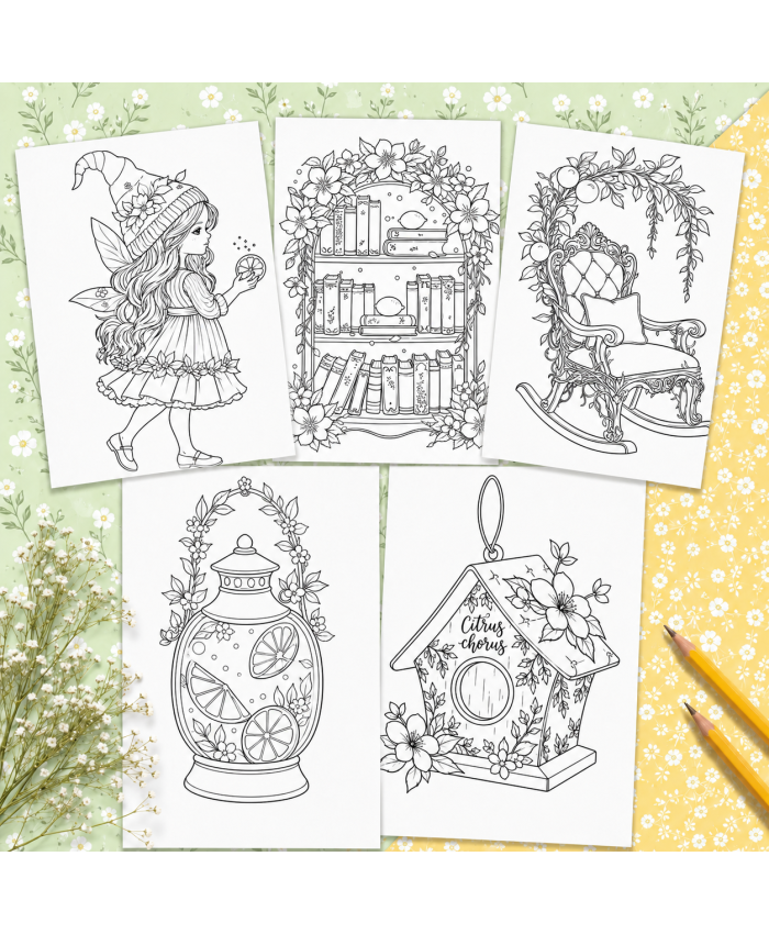 Réf 04 Coloriages cosy