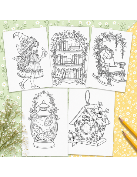 Réf 04 Coloriages cosy
