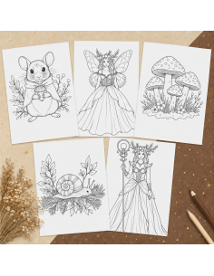 Réf 03 Coloriages automne