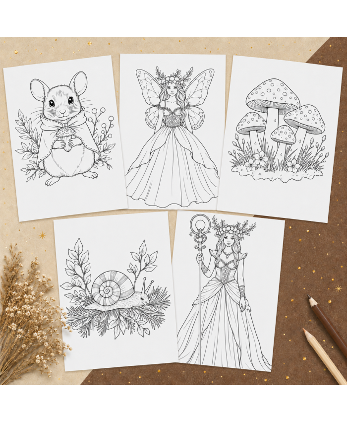 Réf 03 Coloriages automne