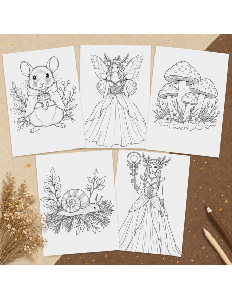 Réf 03 Coloriages automne