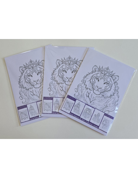 Réf 08 Coloriages Tigres