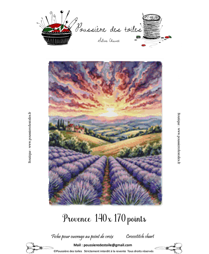 Grille point de croix : Provence PDF