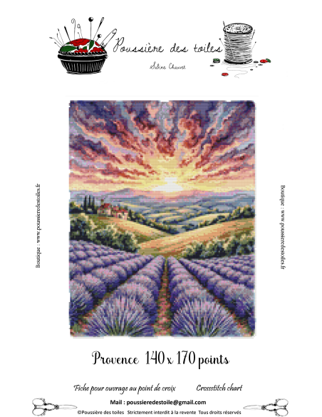 Grille point de croix : Provence PDF