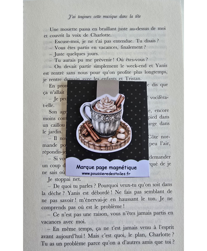 Marque page tasse