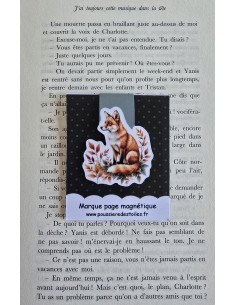 Marque page renard 2
