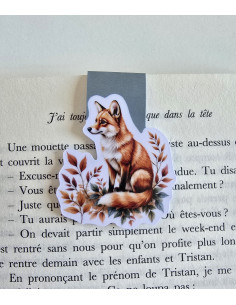 Marque page renard