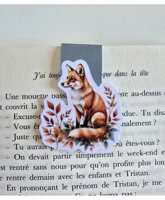 Marque page renard