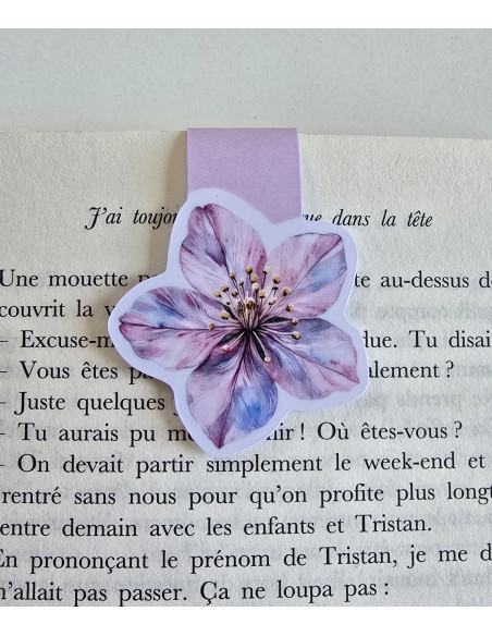 Marque page fleur
