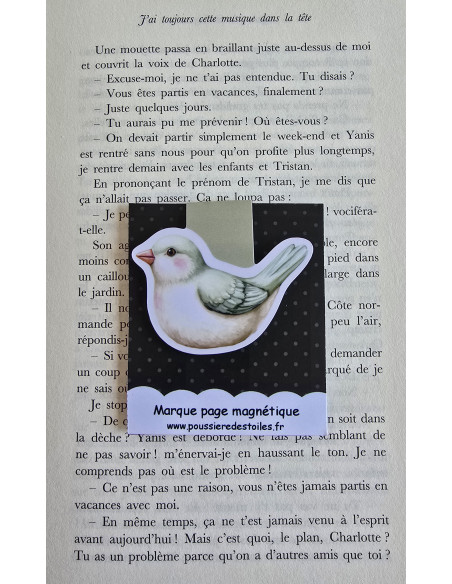 Marque page oiseau