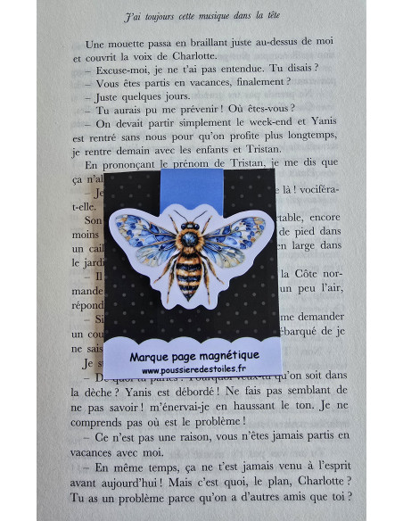 Marque page abeille