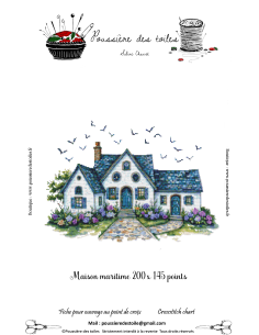 Grille point de croix : Maison maritime PDF