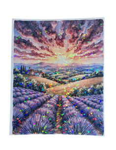 Stickers holographique Provence