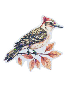 Stickers holographique Pic vert