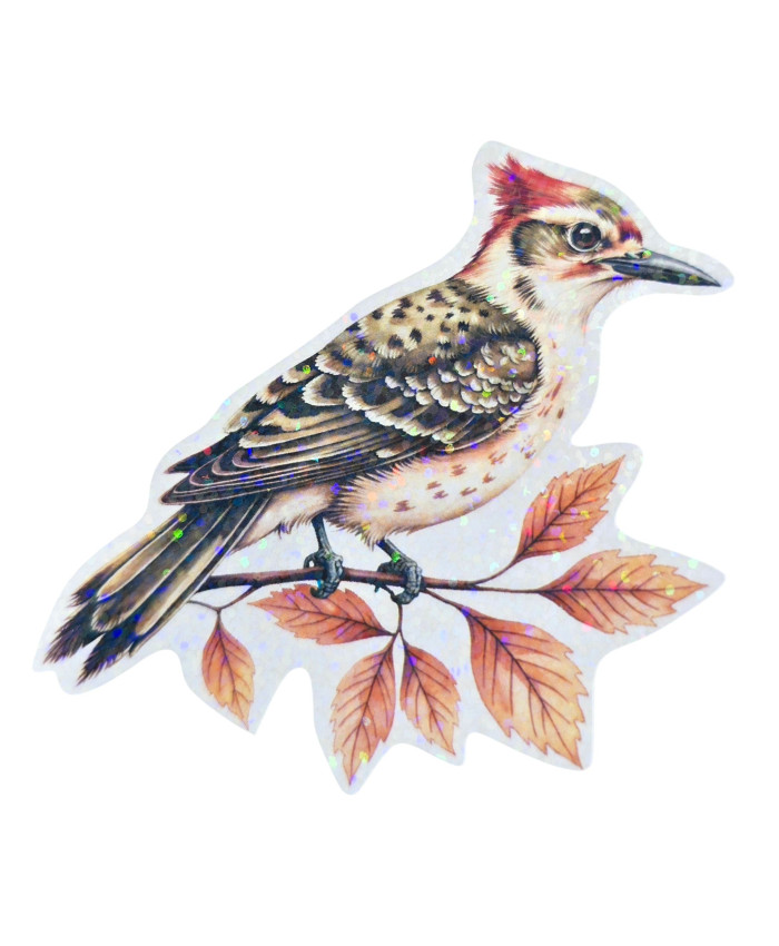 Stickers holographique Pic vert