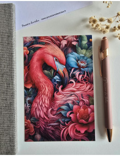 Réf 43 Carte postale postcrossing scrapbooking correspondance oiseau