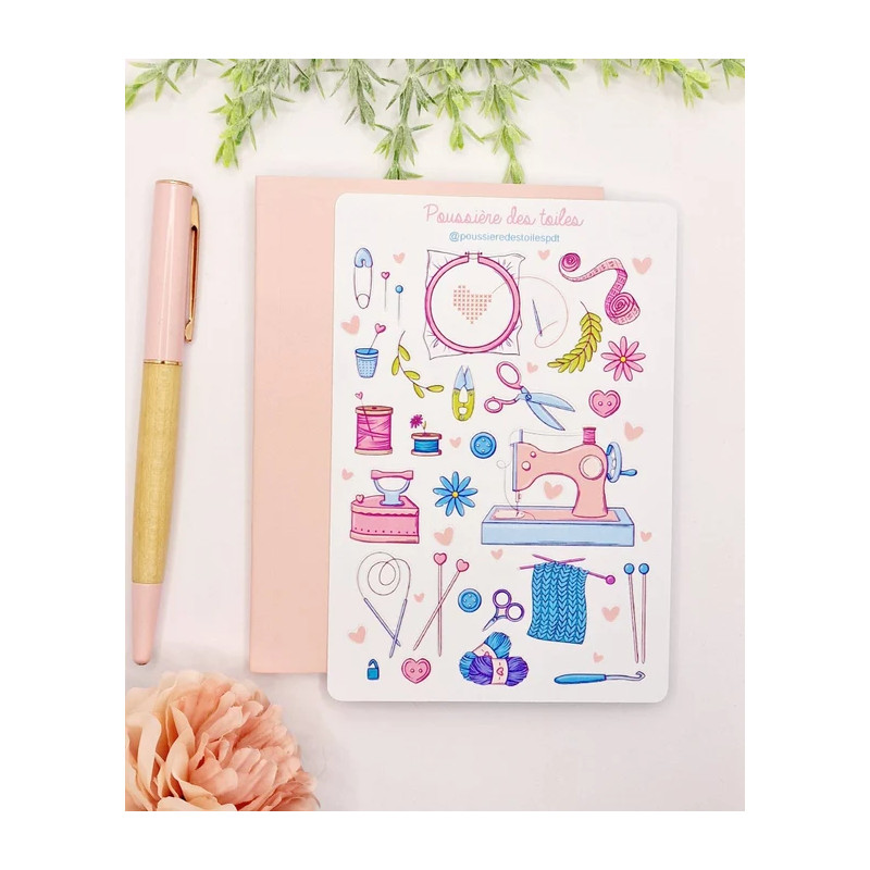 Feuille d’autocollants, Stickers pour Bullet Journal