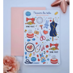 Feuille d’autocollants, Stickers pour Bullet Journal