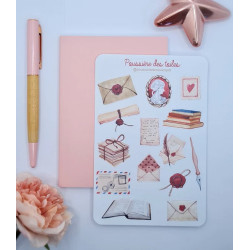 Feuille d’autocollants, Stickers pour Bullet Journal