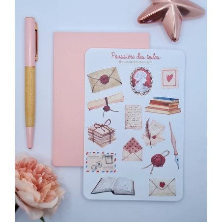 Feuille d’autocollants, Stickers pour Bullet Journal