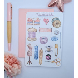 Feuille d’autocollants, Stickers pour Bullet Journal