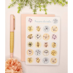 Feuille d’autocollants, Stickers pour Bullet Journal