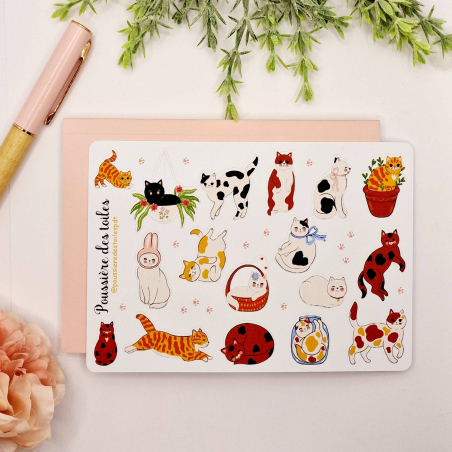 Feuille d’autocollants, Stickers pour Bullet Journal