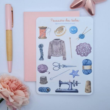 Feuille d’autocollants, Stickers pour Bullet Journal