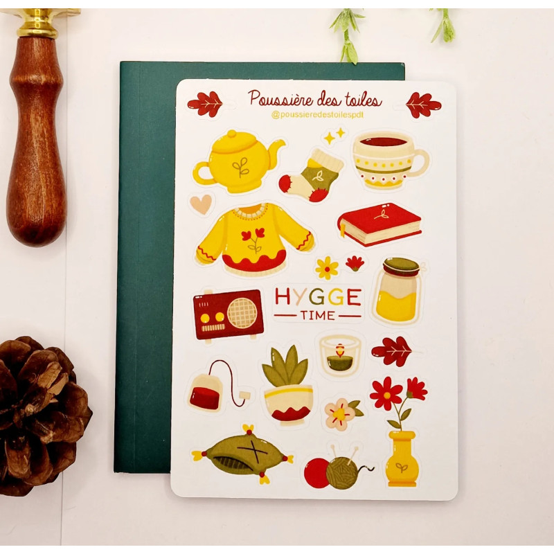 Feuille d’autocollants, Stickers pour Bullet Journal