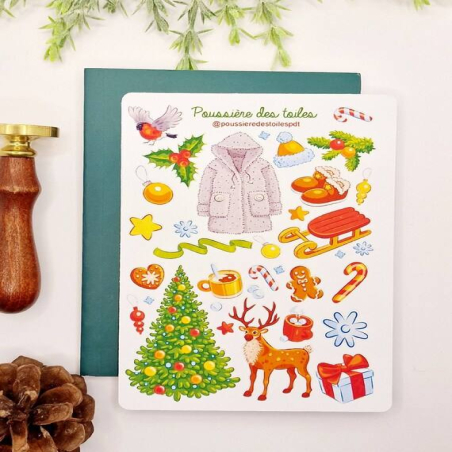 Feuille d’autocollants, Stickers pour Bullet Journal